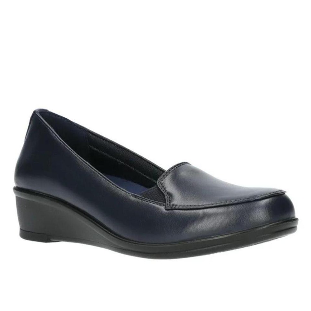 NWT Easy StreetEasy‎ Street Velma navy Slip Ons size 8